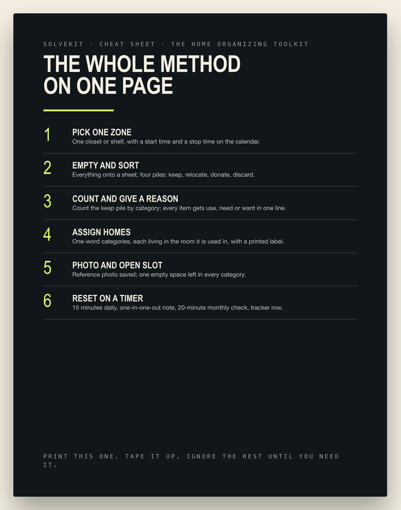 Preview of Cheat sheet — one page